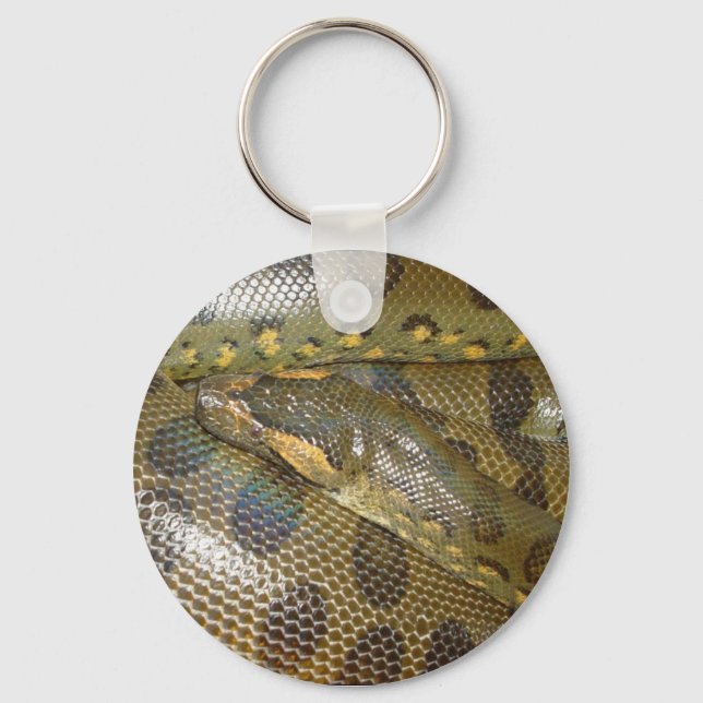 Green Anaconda Schlüsselanhänger (Vorderseite)