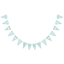 Green and Blue Baby Showgarland-Banner