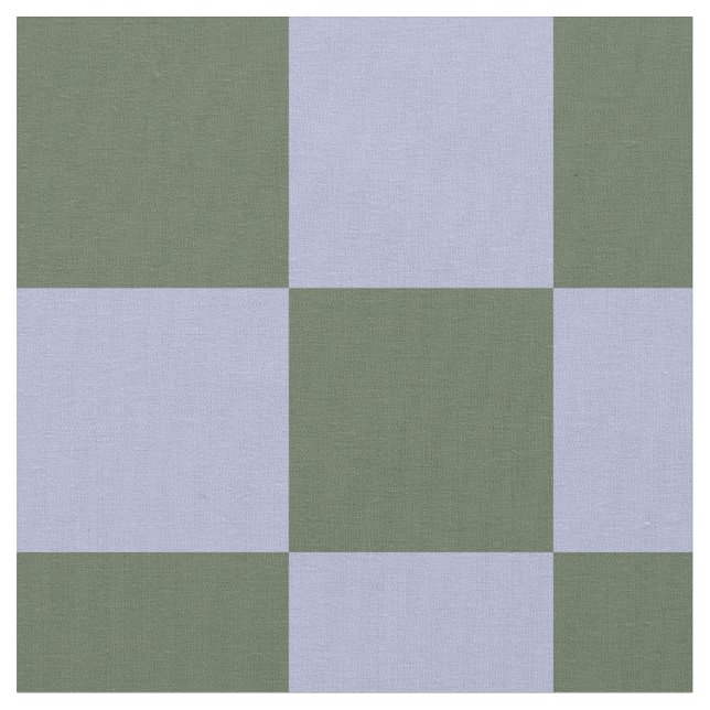 Green and Blue Checkered Pattern Stoff (Nahaufnahme)