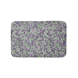green and purple camo abstract badematte