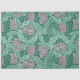 Green and Red Wreath Pattern (von William Morris) Seidenpapier