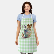 "Green and White Checkered - Löffel im Cup