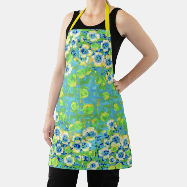 Green and Yellow Summer Apron Schürze (InSitu)