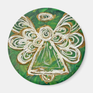 Green Angel Art Custom Magnet Geschenke