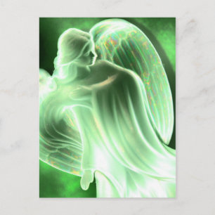 Green Angel Postcard Postkarte