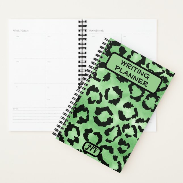 "Green Animal Print Planner Planer (Anzeige)