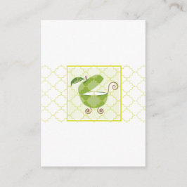 Green Apple Baby Carriage | Buch mitbringen Begleitkarte