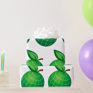 Green Apple Earth Environment Planet Geschenkpapier