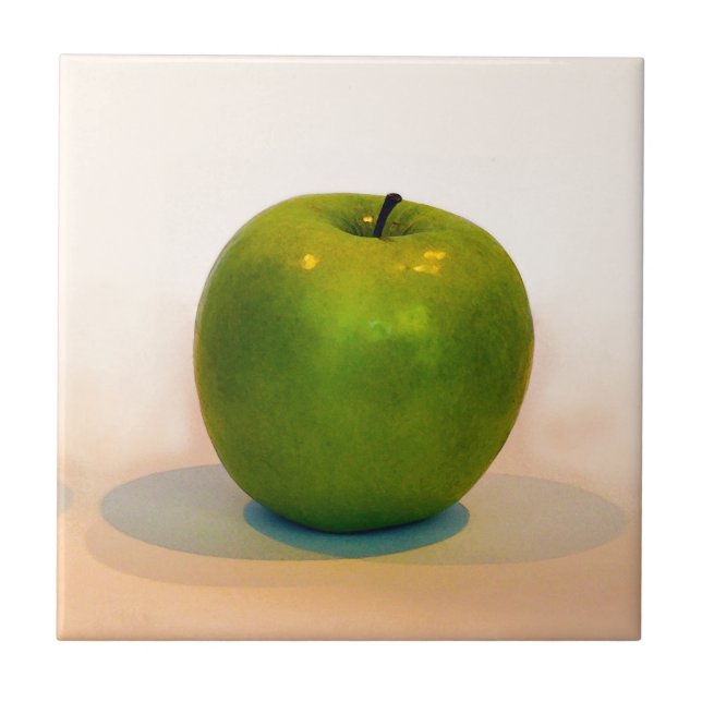 Green Apple Trio Fliese (Vorderseite)