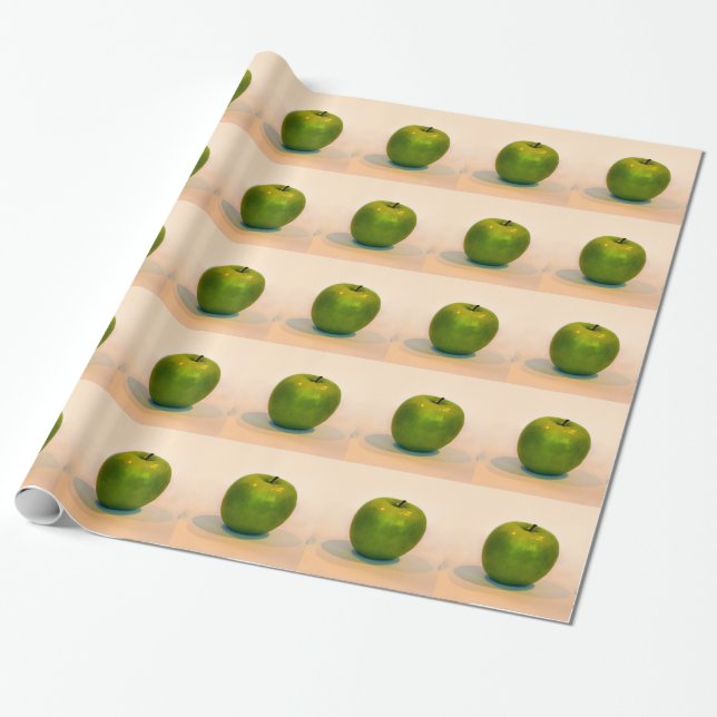 Green Apple Trio Geschenkpapier (Ungerollt)