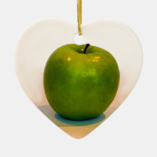 Green Apple Trio Keramik Ornament