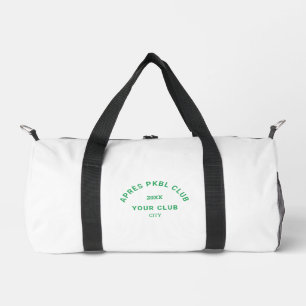 Green Après PKBL Club Wappen Monogram Pickleball Duffle Bag