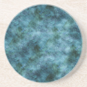 Green Aquamarin Aqua Blue Earth Ocean Marble Abstr Getränkeuntersetzer
