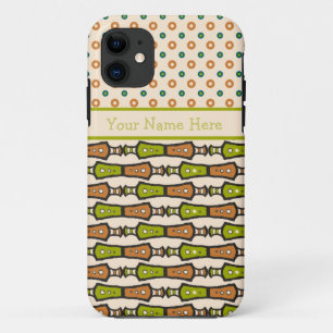 Green Aquamarin Black Cream Tribal iPhone 5 Xtreme Case-Mate iPhone Hülle