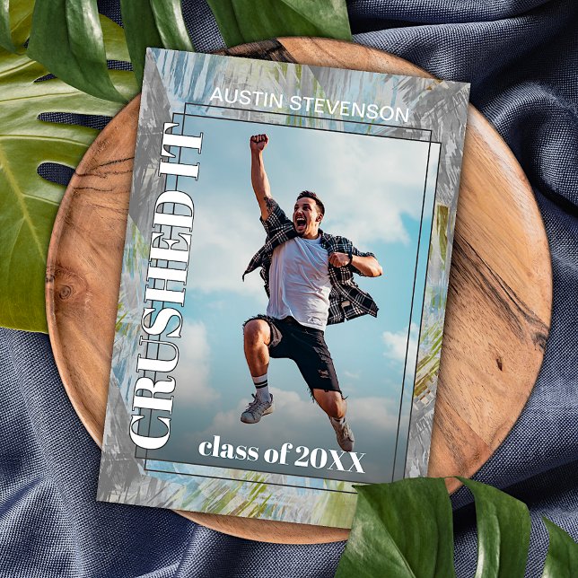 Green Aquamarin Blue Gray Abschluss Ankündigung (Von Creator hochgeladen)