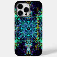 Green Aquamarin Psychedelic Bohemisch Mandala