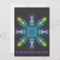 Green Aquamarin Psychedelic Bohemisch Mandala