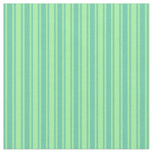 Green & Aquamarine Lined Pattern Stoff