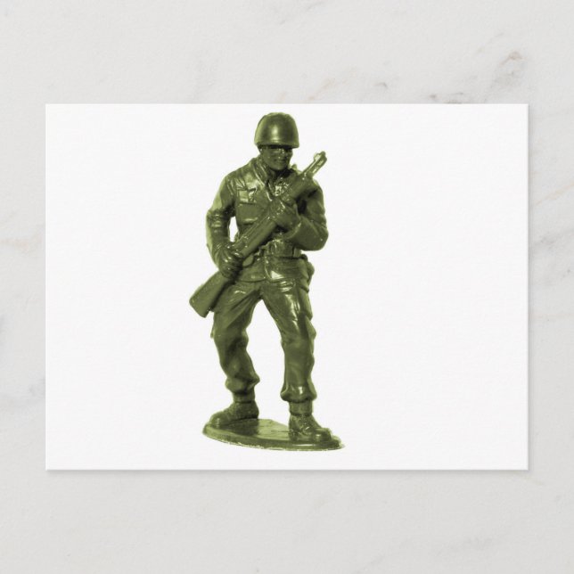 Green Army Man Postkarte (Vorderseite)