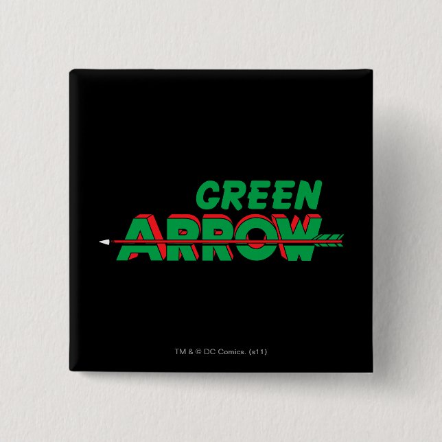 Green Arrow-Logo 2 Button (Vorderseite)