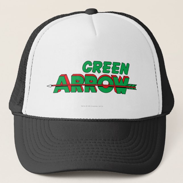 Green Arrow-Logo 2 Truckerkappe (Vorderseite)