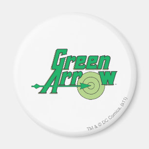 Green Arrow-Logo Magnet