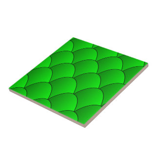 Green Art Deco Design Fliese