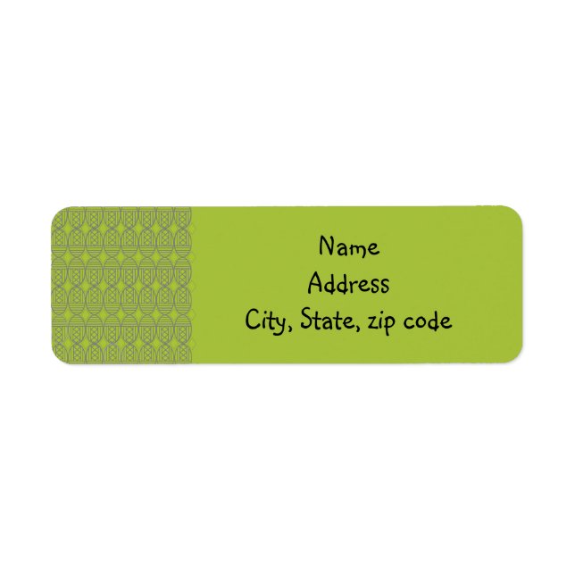 Green Art Deco Ovals (Vorne)