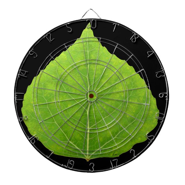 Green Aspen Leaf #11 Dartscheibe (vorne)