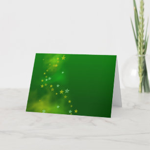 Green Aurora ,christmas greetings. Karte