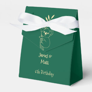 Green Australian Animals Twins 6. Geburtstag Geschenkschachtel