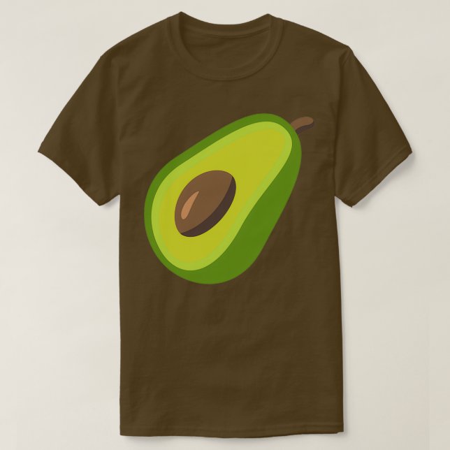 Green Avocado Geschenk für Avocado-Liebhaber T-Shirt (Design vorne)