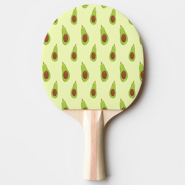 Green Avocado Ping Pong Paddle Tischtennis Schläger (Vorderseite)