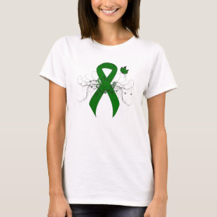 Green Awareness Ribbon mit Butterfly T-Shirt