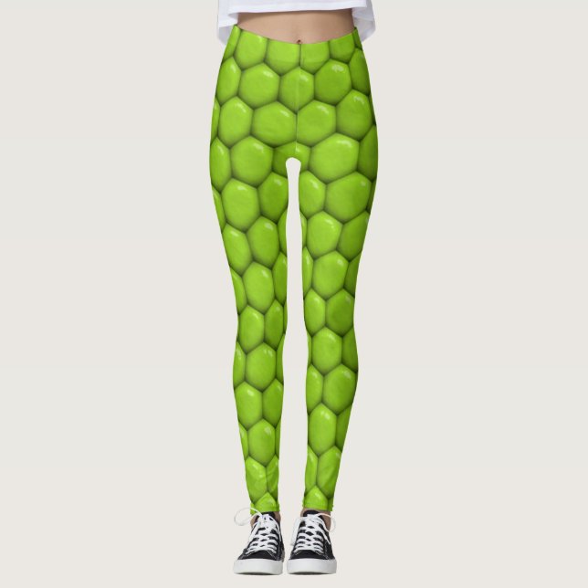 Green_Babul | Zazzle_Growshop. Leggings (Vorderseite)