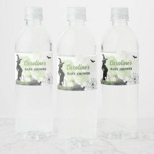 Green Baby Brewing Hexe Babydusche Wasserflaschenetikett