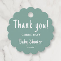 Green Baby Dusche Runde