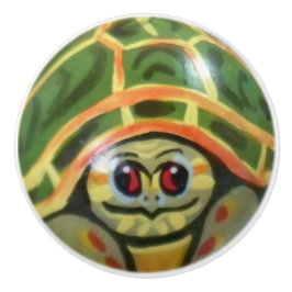 Green Baby Turtle Drawer Door Cabinet Knob Kinder Keramikknauf