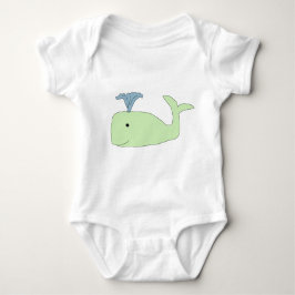 Green Baby Whale Bekleidung Strampler