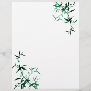 Green Bamboo Letterhead