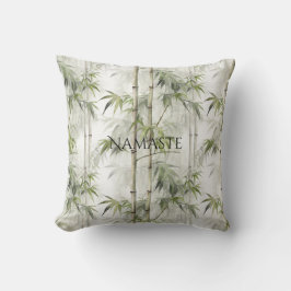 Green Bamboo Mindfulness Yoga Kissen