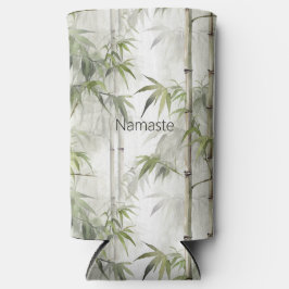 Green Bamboo Mindfulness Yoga Selters Dosenkühler