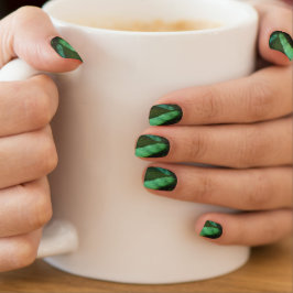 Green Banded Pea Butterfly Nail Art Decals Minx Nagelkunst