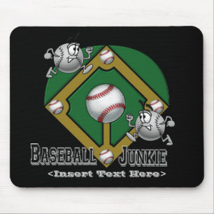 Green Baseball Cartoon Mouse Pad Mousepad
