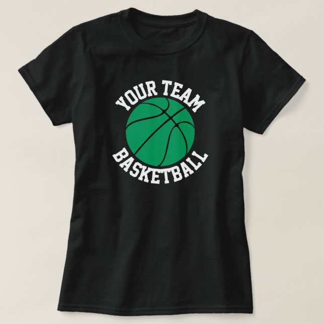 Green Basketball Team, Spieler, Number Womens Shir T-Shirt (Design vorne)
