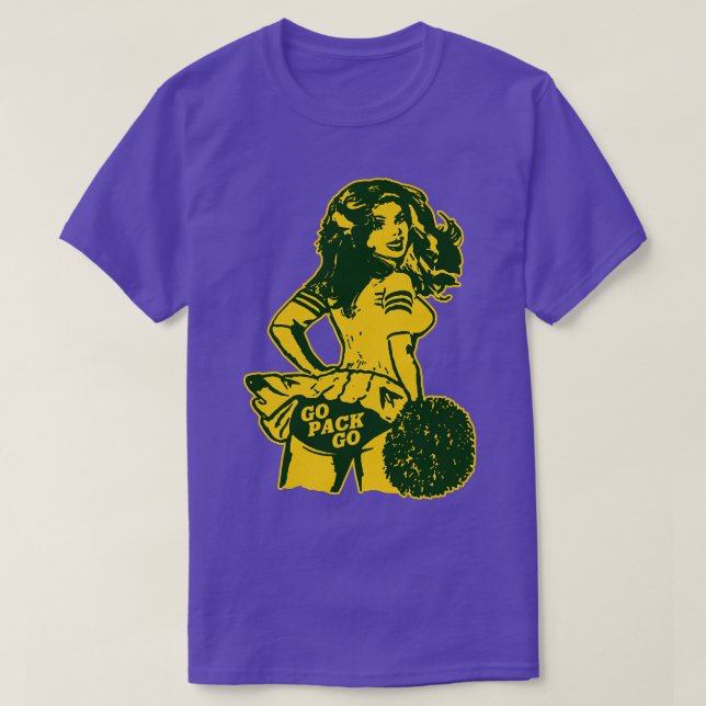 Green Bay Cheerleader T-Shirt (Design vorne)
