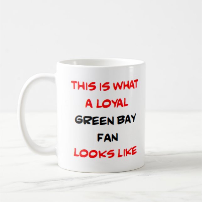 green bay fan, loyal kaffeetasse (Links)
