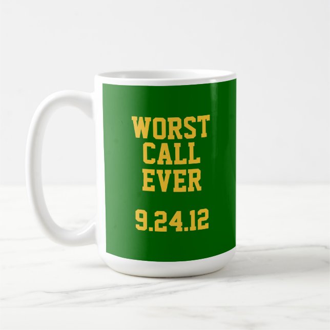 Green Bay Football: Worst Call Ever 9/24/12 Tasse (Links)
