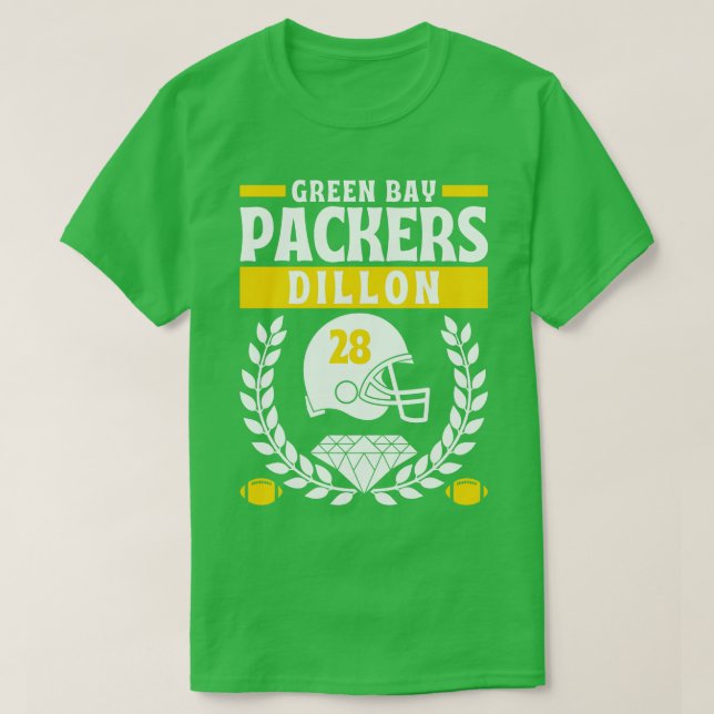 Green Bay Packers AJ Dillon 28 Edition T-Shirt (Design vorne)
