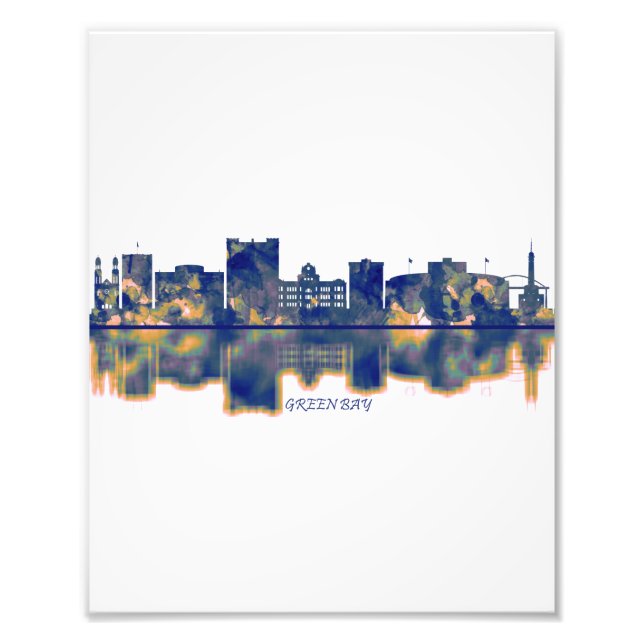 Green Bay Skyline Fotodruck
